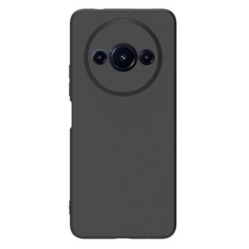 Capa de TPU Mate Anti Dedadas para Xiaomi Redmi A3 - Preto