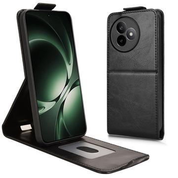 Capa flip vertical com suporte para Xiaomi Redmi K80 Ultra - Preto