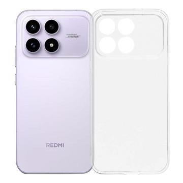 Capa TPU anti-derrapante para Xiaomi Redmi K90/Poco F8 Pro - Transparente