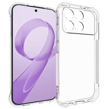 Capa de silicone à prova de choque para Xiaomi Redmi K90/Poco F8 Pro - Transparente