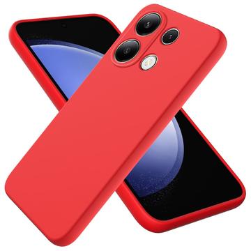 Capa de Silicone Líquido para Xiaomi Redmi Note 13 Pro 4G/Poco M6 Pro - Vermelho