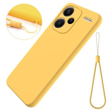 Capa de Silicone Líquido para Xiaomi Redmi Note 13 Pro+ - Amarelo