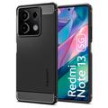Capa de TPU Spigen Rugged Armor para Xiaomi Redmi Note 13 - Preto