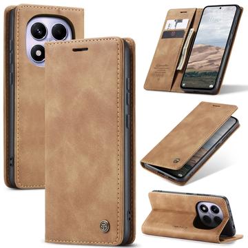 Bolsa Tipo Carteira Caseme 013 Series para Xiaomi Redmi Note 14 Pro 4G - Castanho