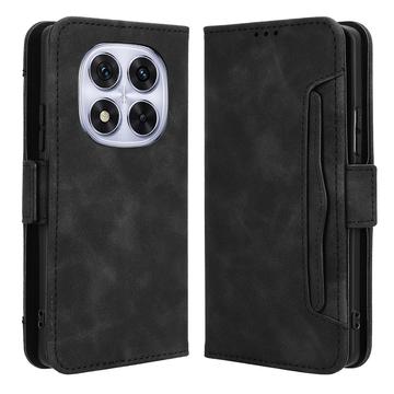 Capa para carteira para Xiaomi Redmi Note 14 Pro 5G/14 Pro+ 5G/Poco X7 - Preto