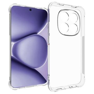 Capa de silicone à prova de choque para Xiaomi Redmi Note 15 Pro 5G - Transparente