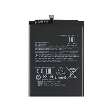 Bateria BN55 para Xiaomi Redmi Note 9S - 5020mAh