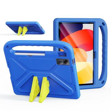 Xiaomi Redmi Pad SE Dux Ducis Puff Capa EVA à prova de choque para crianças com suporte - Azul