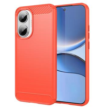 Capa de TPU Escovado para Xiaomi Redmi Turbo 4 Pro - Fibra de Carbono
