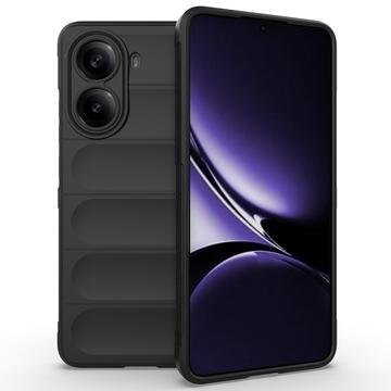 Capa de TPU Rugged para Xiaomi Redmi Turbo 4/Poco X7 Pro - Preto