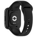 Bracelete em Silicone Suave Xiaomi Redmi Watch 3 Lite/3 Active - Preto