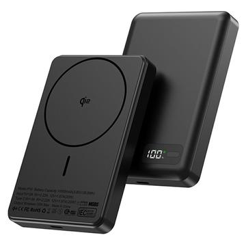 Banco de potência compatível com MagSafe YF-P30 10000mAh com porta USB-C PD de 30W