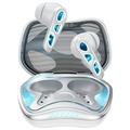 YX36 AI Smart Translation Auriculares / Auscultadores Bluetooth para jogos com som Hi-Fi - Branco