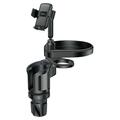 Yesido C274 Suporte para copos multifuncional 4 em 1 para automóvel - 4.7"-7.2" - Preto