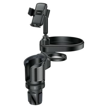 Yesido C274 Suporte para copos multifuncional 4 em 1 para automóvel - 4.7"-7.2" - Preto