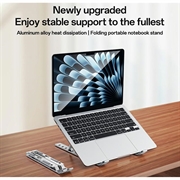 Yesido LP07 Suporte ajustável para computador portátil - 13-20" - Prata