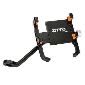 ZTTO Z-85M Suporte de telefone para espelhos traseiros de motociclos e bicicletas Suporte de telefone em liga de alumínio à prova de choque