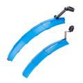 ZTTO ZT03 2 Pcs. Bicicleta Fender Set Front + Rear Bike Mud Guard Com Luz Traseira (com Acessório De Instalação) - Azul
