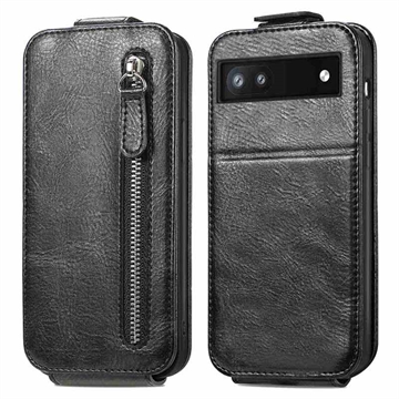 Bolsa Tipo Flip Vertical com Fecho-Éclair para Xiaomi Redmi 10C - Preto