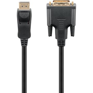 Cabo adaptador para DisplayPort/DVI-D banhado a ouro
