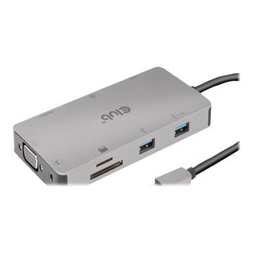 Club 3D USB Gen1 Type-C 9-in-1 hub Dockingstation
