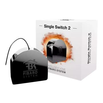Soquete Controlador Fibaro Single Switch 2 - Preto