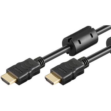 Cabo HDMI™ de alta velocidade com Ethernet (Ferrit)