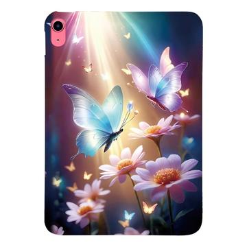 Capa em TPU Stylish Ultra-Slim para iPad 2022/2025 - Borboleta Floral