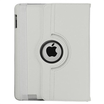Bolsa rotativa em pele - iPad 2, iPad 3, iPad 4 - Branco