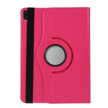 Bolsa Tipo Fólio Rotativa 360 para iPad Air 11 2024/2025 - Rosa-Choque