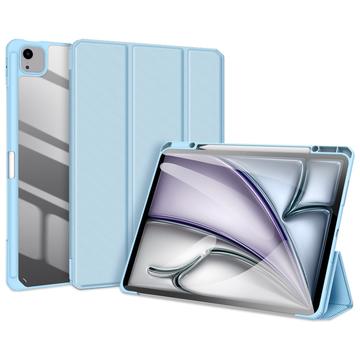 Bolsa Fólio Inteligente Tri-Fold Dux Ducis Toby para iPad Air 13 2024/2025 - Azul Bebé