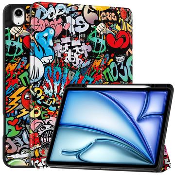 Capa Smart Folio Série Tri-Fold para iPad Air 13 (2025) - Graffiti