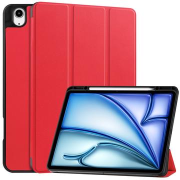 Capa Smart Folio Série Tri-Fold para iPad Air 13 (2025) - Vermelho