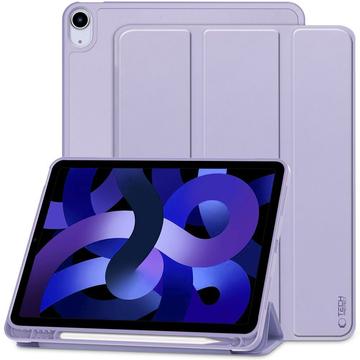 iPad Air 11 2024/2025/Air 2020/2022 Capa dobrável com três dobras Tech-Protect SmartCase Pen Folio - Roxo