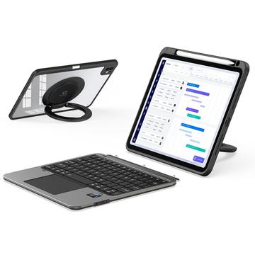 Capa híbrida para iPad Pro 11 2024/2025 Dux Ducis VK com teclado Bluetooth - Preto