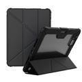 Capa Smart Folio Nillkin Bumper para iPad Pro 11 (2024) - Preto / Transparente