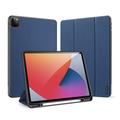 Bolsa tipo Folio Smart Tri-fold Dux Ducis Domo para iPad Pro 12.9 2020/2021/2022 - Azul