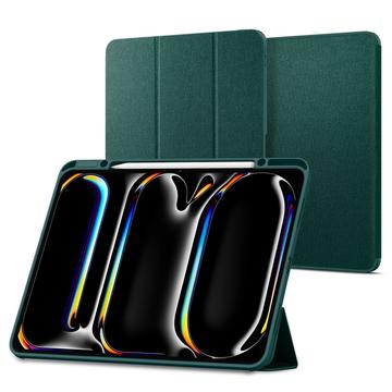 Bolsa tipo Folio Inteligente Spigen Urban Fit para iPad Pro 13 2024/2025 - Verde Escuro