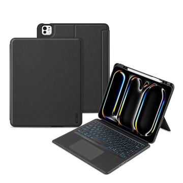 Capa para teclado Bluetooth Tech-Protect SmartCase Mag Pen para iPad Pro 13 2024/2025 - Preto