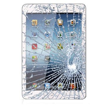 Reparação de vidro de ecrã e ecrã táctil para iPad mini - Branco