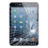 Reparação de vidro de ecrã e ecrã táctil para iPad mini - Preto