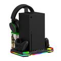 Suporte de carregamento multifuncional iPega PG-XBX025S com arrefecedor e RGB para Xbox - Preto