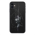 Reparação da capa traseira do iPhone 11 - só vidro - Preto