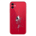 Reparação da capa traseira do iPhone 11 - só vidro - Vermelho