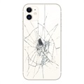 Reparação da capa traseira do iPhone 11 - só vidro - Branco