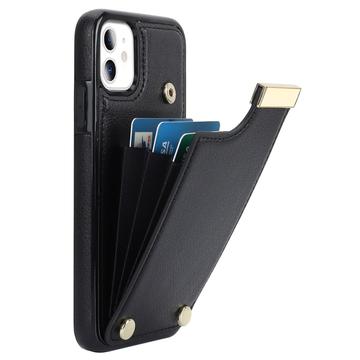 Capa para iPhone 11 com suporte para cartões - Preto