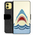 Bolsa tipo Carteira - iPhone 11 - Mandíbulas de Tubarão