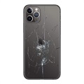 Reparação da capa traseira do iPhone 11 Pro - só vidro - Preto
