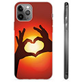 Capa de TPU - iPhone 11 Pro Max - Silhueta de Coração