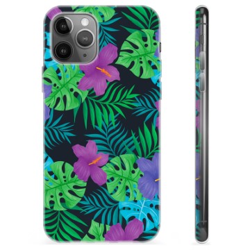 Capa de TPU para iPhone 11 Pro Max  - Flores Tropicais